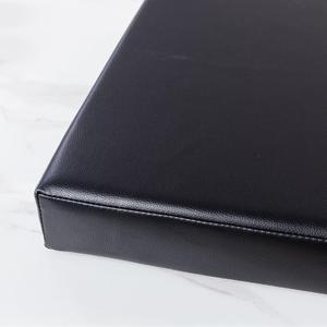 PU Leather Bench Cushion Waterproof Outdoor Furniture Bench Cushion, 2 count Thick High Density Foam Seating Pad for Kitchen Dining Garden Patio