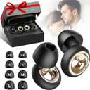 Noise Cancelling Ear Plugs for Sleeping, 55dB Reusable Soft Silicone Earplugs for Snoring, Travel, Concerts & Work, Comfortable Hearing Protection(Graphite)
