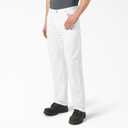Dickies Mens Double Knee Painter's Pants (White, XL)