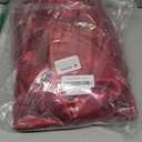 TURSTIN 4 Packs Satin Tablecloth 102 x 58 Inch Overlay Satin Table Cover Rectangle Bright Silk Tablecloth Smooth Fabric Table Decoration for Wedding Banquet Party Events, Burgundy