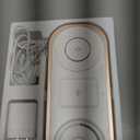 3 in 1 Fast Wireless Charger Stand for iPhone, Foldable Travel Charging Station for Magsafe for iPhone 17/Air/16/15/14/13/12 Series, Apple Watch Series, AirPods pro/2/3/4, Gifts for Women Men (Golden)