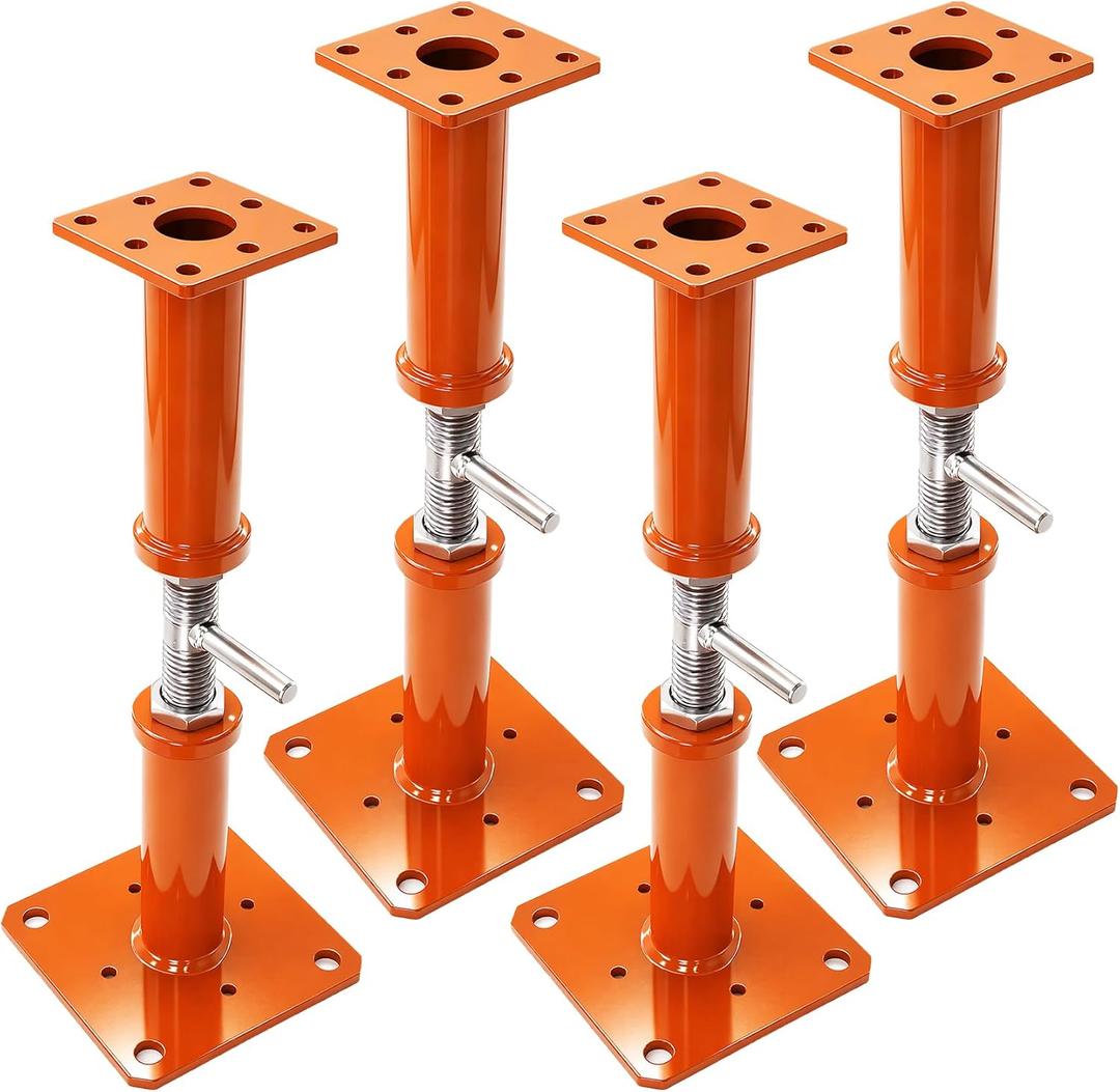 Adjustable House Jack 12-22" 9000lbs, Leveling Support for Floor & Porch