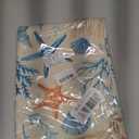 Watercolor Blue Seashells Placemats Set of 4 12x18 Inch