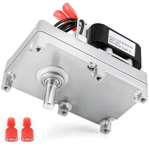 Hiorucet KS-5010-1010 Auger Feed Motor for Glow Boy Bay View FS, Classic, Home Heater, Shop Heater Pellet Stove, for PelPro PP300, for Cheap Charlie Franklin, Edison Pellet Stove, 2RPM CW