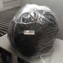Black Velvet Sphere Throw Pillow, 24 in