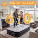 NEWBULIG Twin Air Mattress 18 Inch with Built-in High Capacity Pump, Inflatable Air Bed for Home, Camping & Guest, Portable Blow Up Mattress 660 lbs Weight Capacity, Non-Slip Bottom