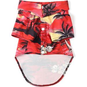 Dog Shirts Hawaii Dog Clothes for Small Medium Large Dogs Owner and Pet Shirts are Sold Separately (3XL-(45.1-65lb)-Chest~34.6" for Pets)