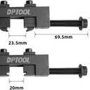DPTOOL CV Axle Boot Clamp Tool Compatible with Toyota Lexus BMW Etc, CV Boot Clamp Pliers, Drive Shaft CV Axle Boot Clamp Removal And Installation Tool Replace OEM 09521-24010