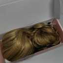 Flufymooz Ponytail Extension, 14 Inch Short Drawstring Ponytail Hair Extension for Women, Soft Synthetic Pony Tails Hairpiece for Women Medium Blonde with Highlights