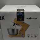 Stand Mixer, CUSIMAX Dough Mixer Tilt-Head Electric Mixer with 5-Quart Stainless Steel Bowl, Dough Hook, Mixing Beater and Whisk, Splash Guard