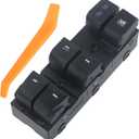 93570-3X000RY Black Master Power Window Switch Compatible with Elantra 2011 2012 2013 2014 2015 1.8L 2.0L L4(AUTO)