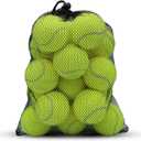 SHYUJAJIE Tennis Balls, 20 Pack Training Tennis Balls,High Elasticity Practice Tennis for Beginner, Exercise Playing Balls for Pet Dog (Yellow)
