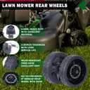 CheeMuii HRN216 Lawn Mower Rear Drive Wheels Kit 2 Pcs 8" Back Wheels Replace for 42710-VR8-N00ZA Push Mower Wheel Compatible with Honda HRN216 Lawn Mower