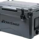 EchoSmile 30 Quart Rotomolded Cooler, Built to Stand up to The Rigors of The Journey (Gray)
