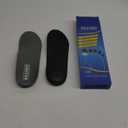 Plantar Fasciitis Feet Insoles Arch Supports Orthotics Inserts Relieve Flat Feet, High Arch (Mens 10-10 1/2 | Womens 12-12 1/2) (Gray)