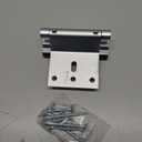 EverPlus Home Security Childproof Door Reinforcement Lock with 8 Screws and 3 Inch Stop Withstand 800 lbs for Inward Swinging Door, Upgrade Night Lock to Defend Your Home (Silver)