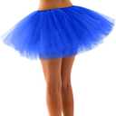 Spooktacular Creations Women Tutu Skirt Costume Adult Halloween Tutus for Halloween Costume Cosplay Party (Blue, S)