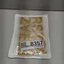 Locacrystal 34Pcs Rhinestone Letter Stickers Bling Glitter Alphabet A-Z Letters Self-Adhesive Crystal Rhinestones Word Sticker Iron on Letters for Clothing Art Crafts DIY Decors(Gold+White,2.24")