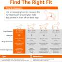 Amazon Basics Male Dog Diapers, 30 Count, X-Small, Ultra Absorbent Disposable Wrap with Secure Fit, Leakproof and Comfortable (14.5x7.5Inch)