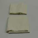 IVAPUPU 2PCS Ivory Table Cloth for Rectangle Table - 60 x 102 Inch Tablecloths Rectangular Cloths Waterproof Washable Wrinkle Resistant for 6 FT Wedding Cocktail Party