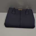 Women Classy Satchel Handbag Tote Purse Handle Bag Shoulder Bag (Dark Blue)