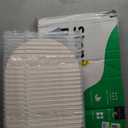 Stone Bath Mat for Bathroom|Diatomaceous Earth Bath Mat|Quick Dry Water Absorbing Bath Stone Mat Large|Non-Slip Bathroom Shower Rug|Easy to Clean (2416'', Wood Grain, Oval)