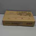 Cat Window Sill Perch with Large Bolster, Easy to Adjust & Assemble Cat Window Seat for Windowsill & Bedside, Pet Hammock Bed for Large Cats and Kittens (White, L)