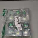 12 PCS St. Patrick's Hanging Balls-2 Inch St. Patrick's Shamrock Tree Ornament Ball-Good Luck Clover Hanging Ball for Irish Festival Party Home Decor