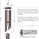 43" Large Wind Chimes for Outside Deep Tone, Memorial Wind Chimes for Loss of Loved one, Bereavement Sympathy Gifts in Memory of a Loved one, Outdoor Decor for Garden,Yard,Lawn & Patio