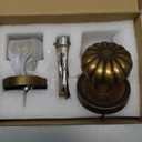 Privacy Door Knobs Antique Brass Retro Door Knob, Interior Door Handle Bathroom Bedroom Vintage Door Knobs, Aluminium Alloy Knob, 2 Pack