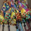 Bohemian Handmade Design Cotton Multi Color Cotton Fashion Multi Colored Umbrella Embroidery Boho Umbrellas Parasol (10 Pcs lot)