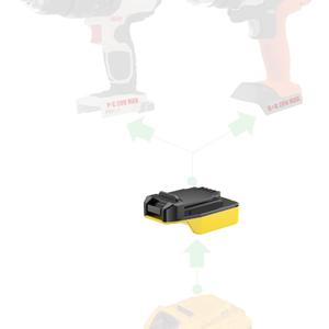 1 Adapter for DeWalt 20V Battery to Power for Black+Decker or Porter Cable 20V MAX Tools  Not 18V Tools  No Charging