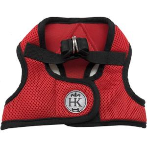 Huxley & Kent Hudson Harness | Red (XXL, 50-80lbs) | Easy Control Step-in Mesh Vest Harness for Dogs with Reflective Strips for Safety | H&K Walking, Training Harness for Dogs (Extra-Extra Large)