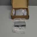 4 Pack Christmas Stocking Holders Ornament Hooks Mantel Weighted Stocking Hangers Metal Hanging Hooks Heavy Duty Stocking Holders Bases for Mantel Fireplace Party Decoration (Silver, 4)