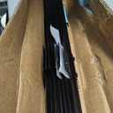 FOREHOGAR Metal Fence Post 3 Feet Black, Pack of 8, T Posts for Wire Fence, No Dig Steel U Posts Fencing for Lawn Garden Wire Mesh Fence Poles Sign Outdoor Light Duty