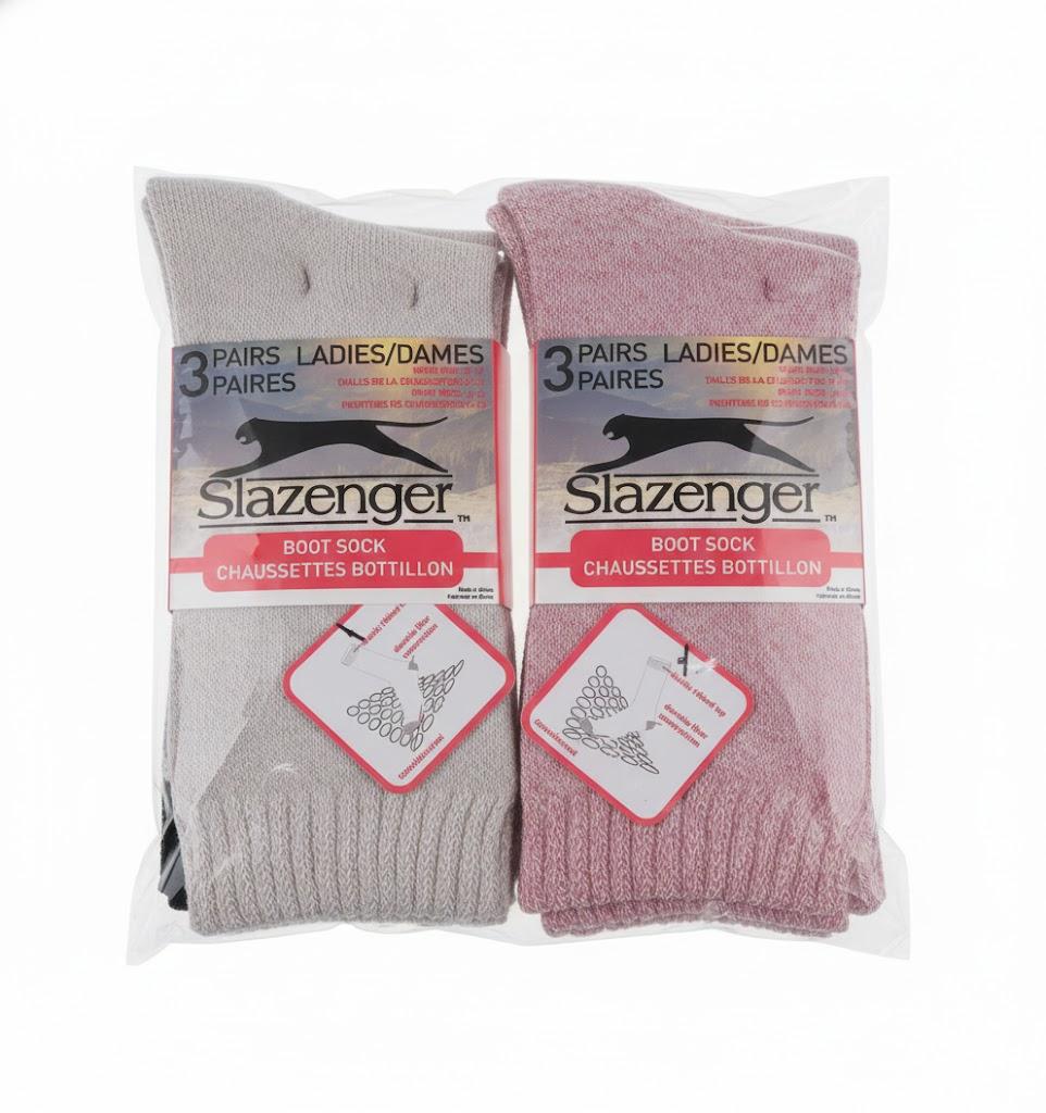 Slazenger Ladies 3 Pairs Socks Sz 9-11