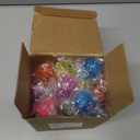 LovesTown 48PCS Light Up Rings, Party Favors for Kids, 6 Styles LED Light up Rings, Glow in the Dark Party Supplies for Classroom Prizes Treats Goodie Bag, Treasure Box Toys