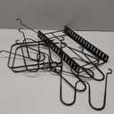 MUDEELA Pots and Pans Organizer Rack under Cabinet 14.55in Height, 8-Tiers Adjustable Pot Rack with 3 DIY Methods, Pot Lid Organizer inside Cabinet for Kitchen Pantry Organization and Storage