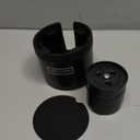 Seven Sparta Car Cup Holder Expander with Adjustable Base, Compatible with Hydro Flasks 32/40 Ounce, Compatible with Yeti Ramblers 20/26/30 Ounce, Other Bottles in 3.4"-3.8" (Black) (Medium*1)