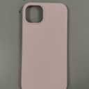 Cordking Designed for iPhone 15 Plus Case, Silicone Ultra Slim Shockproof Protective Phone Case with [Soft Anti-Scratch Microfiber Lining], 6.7 inch, Chalk Pink