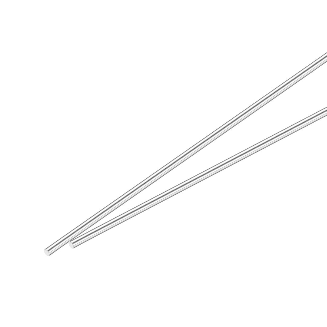 MECCANIXITY 1/4 Inch x 24 Inch 316 Stainless Steel Solid Round Rods Metal Lathe Bar Stock for DIY Craft 2 Pcs