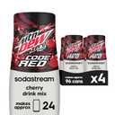 SodaStream MTN Dew Code Red Zero Sugar Drink Mix (440ml, Pack of 4)
