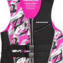 Airhead CAMO Cool Kwik-Dry Neolite Flex Life Jacket for Adults - USCG Approved Life Vest for Women & Men, Lightweight Flexible Watersports Vest for Boating, Wakeboarding, Kayaking & Jet Skiing (L)