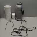 25" Vintage Farmhouse Jar Table Lamps, Single Rustic Bedside Lamp with USB A+C Ports & AC Outlet, Nightstand Lamps for Living Room, Bedroom, End Table, Grey White(LED Bulb Included)