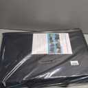 Dog Car Seat Cover for Back Seat, Car Seat Protector for Dogs, Hard Bottom Supports 450 lbs, Triple Waterproof, Non-Slip, Exclusive Zipper Design for Child Seat & Dog Seat Belt (Large, Black-Aqua)