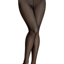 Aobiono Women Fleece Lined Tights Sheer Warm Pantyhose Fake Translucent Winter Black 220g
