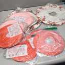 Mudder 20 Pieces Chinese Japanese Paper Lanterns Includes Cherry Flowers Paper Lanterns for Hibachi Birthday Party Asia Home Restaurant Wedding Decor(Red White and Pink,Modern Style)