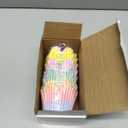 Potchen 200 Pcs Flower Petal Cupcake Liners Pastel Floral Petal Baking Cups Cupcake Liners for Cake Spring Easter Weddings Baby Showers Desserts Bridal Birthday Party Supplies