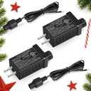 12VDC 1A 12W Class 2 Power Supply, Replacement Yard Inflatable Power Adapter US Plug, Low Voltage LED Transformer Driver for Christmas Tree LED String Light Garden Holiday Decor2Pack