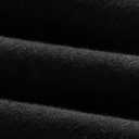 SweatyRocks Women's Casual V Neck Short Sleeve Soild Basic Crop Top T-Shirt (Medium, Black-3)